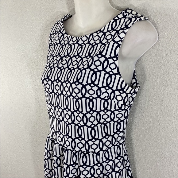 JUDE CONNALLY Mary Pat Dress in Bamboo Navy & White - Picture 10 of 16